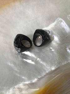 Anillo de Cuerno de Buey Ecológico Hecho a Mano, Moderno, Tallado, Accesorio para Bodas y Fiestas de la India por Saniya Handicraft - Product Image 3