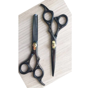 Juego de tijeras de adelgazamiento de corte de pelo de salón profesional Tijeras de peluquero - Product Image 1