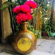 Florero de aluminio para Decoración de mesa de hotel, jarrón decorativo de boda con diseño diferente - Product Image 4