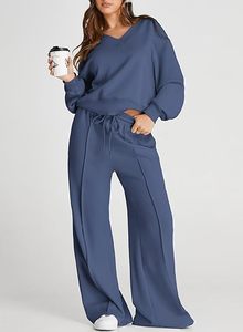 ชุดวอร์มลำลองสำหรับผู้หญิง ลายพิมพ์แบบย้อมสีเอซิด แห้งเร็ว ระบายอากาศได้ดี เหมาะสำหรับฤดูหนาว แขนยาว ผลิตจากผ้าฝ้าย/โพลีเอสเตอร์ - Product Image 5