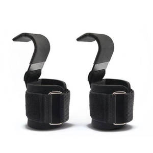 Ganchos de Neopreno Antideslizantes y Transpirables para Levantamiento de Pesas, Agarre Personalizado para Ejercicios de Fitness - Product Image 1