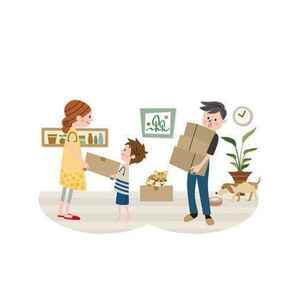 Scatole mobili in cartone resistente 43x30x25 cm imballaggi in carta per uso domestico e magazzino - Product Image 4