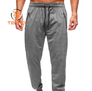 Pantalon de survêtement de haute qualité pour hommes avec cordon de serrage à la taille OEM personnalisé imprimé nouveau style de vêtements de sport motif droit de gros - Product Image 1