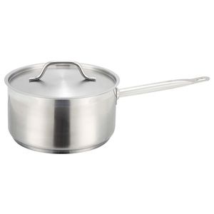 Casserole en acier inoxydable pour cuisines professionnelles nécessitant des ustensiles de cuisson durables avec des bords lisses et une construction solide - Product Image 2