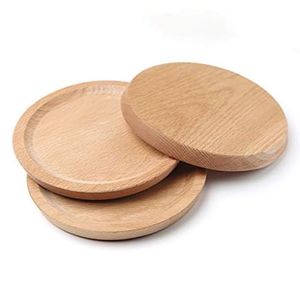 Sous-verre en bois d'acacia personnalisé en gros d'usine sous-verre en bois de noyer sous-verre en hêtre pour le napperon de Table à thé pour la cuisine - Product Image 5
