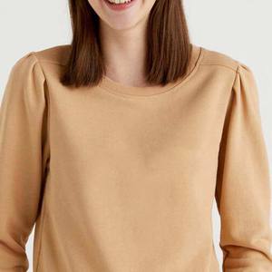 Venta al por mayor sudaderas de cuello redondo de lana en blanco de las mujeres de algodón personalizado/fibra de bambú ropa de invierno formal para la impresión del bordado - Product Image 6