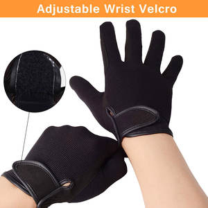 Gants d'équitation en cuir de haute qualité pour hommes, confortables, logo personnalisé, toutes tailles disponibles, antidérapants - Product Image 2