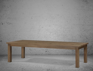 Ensemble de table à manger vietnamienne de luxe et design moderne en bois rustique et en marbre pour meubles de maison et de cuisine - Product Image 5