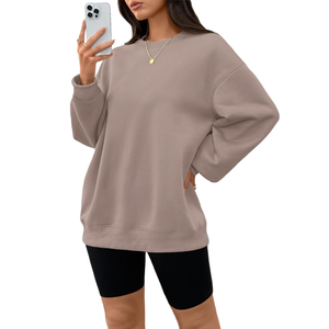 Nueva Colección Otoño/Invierno para Mujer Europea y Americana, Estampado de Leopardo, Bloques de Color, Pana Informal, Poliéster/Algodón - Product Image 4