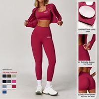 Soutien-gorge de sport rembourré pour femme avec tissu extensible doux pour entraînement à fort impact, course à pied, salle de sport et style de vie actif