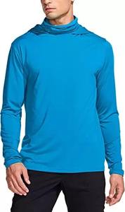 Men's UPF50+ Quick Dry Breathable Solid Colours <b>Sports</b> Shirt Long Sleeve Fishing Hoodie <b>Mask</b> With Sublimation Plus Size Outdoor - Product Image 2