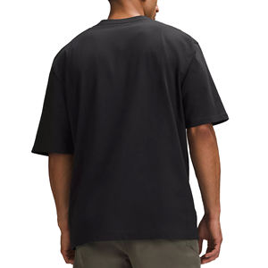 Maillot lourd de haute qualité pour hommes 250 GSM coton personnalisé tricoté décontracté T-shirt blanc lourd direct de l'usine du Bangladesh - Product Image 5