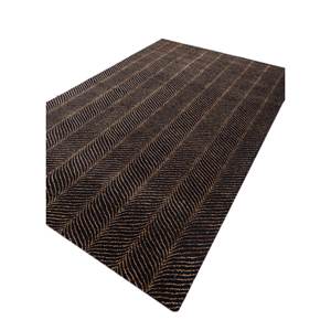 Alfombra de Lana y Seda de Bambú Tejida a Mano con Patrón Geométrico Azalea para Sala de Estar o Pasillo, Modelo Rectangular LRB-1756 - Product Image 2