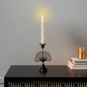 Candelabro Navideño de Hierro Forjado, Hecho a Mano, Resistente, con Recubrimiento de Polvo Negro, Forma Personalizable para Mesa de Comedor - Product Image 5