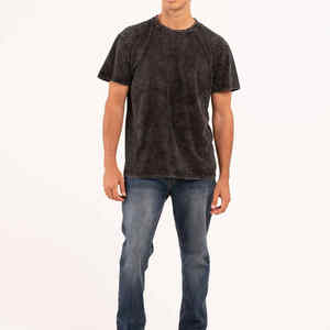 Vintage lavage à l'acide T-shirt Streetwear vêtements hommes T-Shirt surdimensionné T-shirt t-shirts surdimensionné lavé à l'acide T-Shirts - Product Image 1