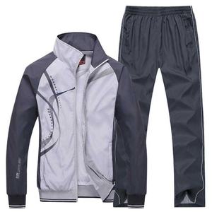 Conjunto Deportivo de Dos Piezas con Sudadera con Capucha, Trajes Deportivos Casuales Transpirables de Talla Grande para Hombre, Conjuntos para Escalar al Aire Libre - Product Image 2