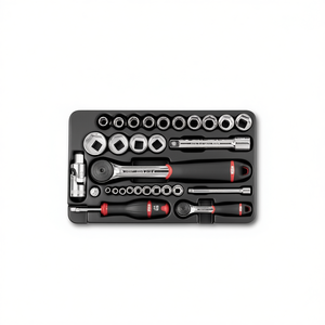 Usag 30-Piece <b>Ratchet</b> Set with Hexagonal <b>Sockets</b> and Inserts - Product Image 2
