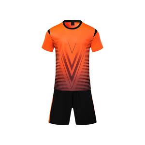 Maillot de football/football personnalisable uniforme à manches courtes 100% polyester séchage rapide respirant nom/numéro impression équipe personnalisée - Product Image 3