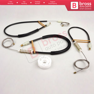 BWR1212 Kit de reparación de regulador de ventana delantero derecho para 5 Series E60 E61 2003-2010 4/5 puerta 51337184384 Bross Auto Parts - Product Image 3