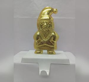 Gold Rustic Finished Star Design <b>Christmas</b> Metal <b>Stocking</b> Holder Available at Wholesale and Factory Price for Holiday Decoration - Product Image 2