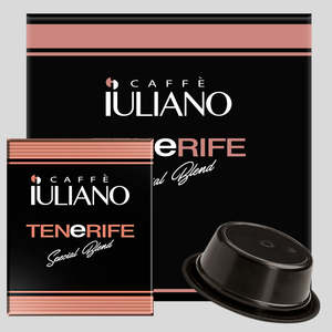 กาแฟอิวลิอาโน เตเนริเฟ่ สเปเชียลเบลนด์ แบบแคปซูล กล่อง 100 แคปซูล - คั่วระดับกลาง อาราบิก้าและโรบัสต้า รสชาติกลมกล่อม - Product Image 1