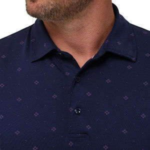 Algodón Elástico Transpirable con Estampado de Punto para Camisa con Bolsillo, Secado Rápido, Deportivo, Golf, Uniformes Corporativos para Hombre, Trabajo - Product Image 5