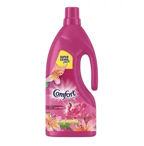 Comfort Lily Fresh Fabric Conditioner 1.6L, nach dem Waschen flüssiger Weichspüler (Super Saver Offer Pack) -Kleidung Conditioner