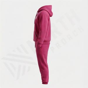 Survêtement de sport en molleton de coton de qualité supérieure pour hommes, poids lourd, deux pièces, pantalon et sweat-shirt, ensemble de jogging, tenue de sport pour la salle de sport - Product Image 3