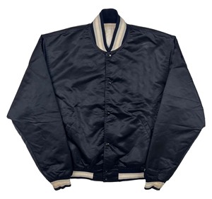 Veste Letterman Varsity OEM Vente en gros personnalisé couleur noire manches longues col montant taille plus imperméable et respirant Streetwear - Product Image 1