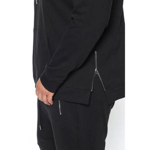 Conjunto Deportivo al por Mayor para Hombre, Negro, Unisex, 65% Algodón, 35% Poliéster, Conjunto Deportivo Holgado para Hombre, Conjunto de 2 Piezas - Product Image 6