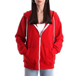 <b>Women's</b> Custom Oversized Full Zip Pullover Top Casual Lightweight Long Sleeve Sweatshirt with Loose Pockets for Winter - Product Image 6