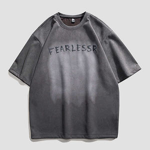 Meilleure vente en gros de t-shirt décontracté pour hommes logo personnalisé professionnel vêtements pour hommes impression bouffante t-shirt surdimensionné - Product Image 5