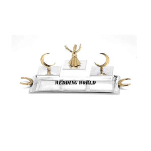 Pot à bonbons noir en métal d'excellente qualité serveur de noix de designer fait à la main forme ronde couleur noire pot à fruits secs en métal en gros - Product Image 6