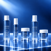 Flacon pompe cosmétique givré personnalisé 30ml 100ml 120ml, flacon pulvérisateur en verre à fine brume et pot à crème/sérum 30G 50G