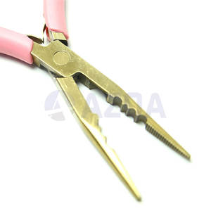 Kit de Herramientas para Extensiones de Cabello Rosa con Agujas de Bucle, Alicates Profesionales, Juego de Estilismo de Cabello con Micro Anillos - Product Image 5