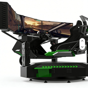 New Ultimate Racing Immersive Driving Cockpit User-Friendly Controls USB Connectivity Flashing <b>Lights</b> for <b>Gaming</b> Enthusiasts - Product Image 4