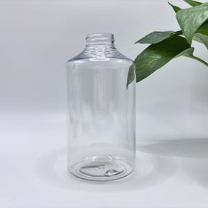 ब्लू पंप डिस्पेंसर कस्टम लोगो हैंड सैनिटाइज़र कंटेनर के साथ थोक 500 मिलीलीटर स्पष्ट पालतू बोतलें घर और वाणिज्यिक उपयोग के लिए - Product Image 5