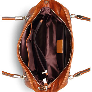 Bolsos de mano de cuero de alta calidad 100% para mujer/cierre de cremallera para mujer, bolsos de mano de cuero a precio razonable - Product Image 4