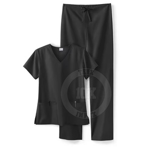 Best Selling 100% Cotton Medical <b>Scrub</b> Suit Premium Medical <b>Scrub</b> <b>Sets</b> at Wholesale Price - Product Image 6