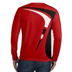 Camiseta deportiva de compresión de manga larga para hombre, ajustada, cuello redondo, tejido de punto elástico, Unisex, ideal para baloncesto, correr y entrenar - Product Image 2