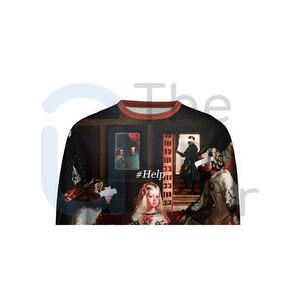 Sweat-shirt décontracté surdimensionné à col montant personnalisé pour femmes hommes sweats confortables vêtements d'hiver vente t-shirt en jersey très demandé - Product Image 2