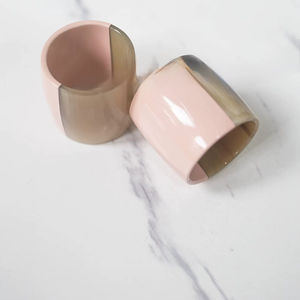 Porte-serviettes en corne de buffle, forme ronde, porte-serviettes pour hôtels de luxe, restaurants et tables de mariage, haute qualité - Product Image 1