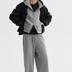 Sudadera con Capucha Extra Grande Unisex Personalizada, 100% Algodón, Estilo Urbano, Sin Cordones, Estilo Cuadrado, Cuello con Capucha, Cremallera de Invierno, Impermeable - Product Image 3