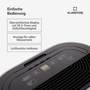 Deshumidificador Doméstico de 10L por Día, Secador de Aire Portátil con Compresor y Drenaje Continuo para Habitaciones de 20-25 m2, Blanco - Product Image 6