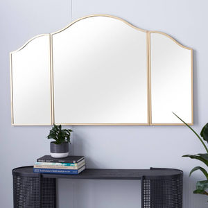 Miroir mural décoratif de salon traditionnel en or personnalisé par OEM pour la maison fabricant de salon en Inde - Product Image 6