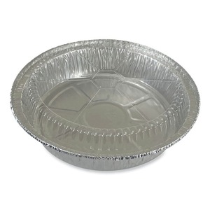 Tapas de Plástico Transparente de 9 Pulgadas para Contenedores Redondos Desechables de Aluminio para Llevar, 500/Caja - Product Image 5