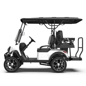 Classic Motorcycles Vehicle 4 Seater Trolley Custom Battery 48 Volt Lithium Powered Street Legal Electric Golf Cart