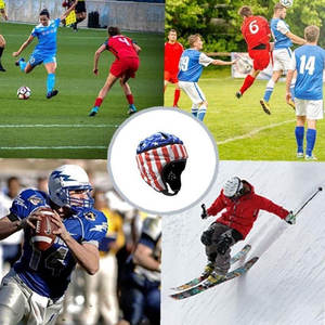 Casco de Fútbol Americano Personalizado con Logotipo, 7v7, Carcasa Suave, Talla Personalizada, Talla Grande, Transpirable, Secado Rápido, para Fútbol y Rugby - Product Image 4