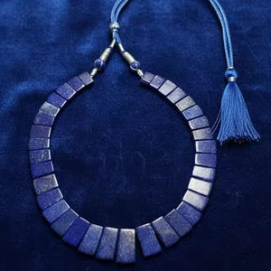 Collar de Cuentas de Lapislázuli Natural de Estilo Clásico AAA, Elegante Gargantilla para Bodas y Fiestas - Product Image 6