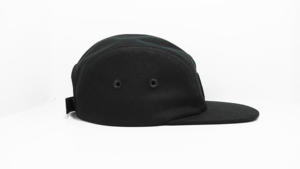 Estilo transpirable y deportivo, gorra de campamento de ala plana de 5 paneles con logotipo de parche tejido bordado personalizado al por mayor, proveedor hecho en Vietnam - Product Image 4